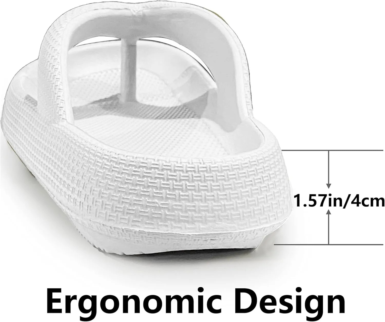 Cloud Flip Flops for Men Women Orthotic Lightweight Beach Slides Pillow Soft Slides Sandals Cushion Beach Flip Flops EVA Comfy Bath Spa Walking Sandals Pool Thong Slippers