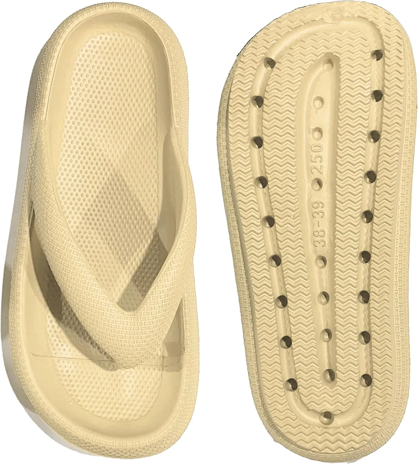 Cloud Flip Flops for Men Women Orthotic Lightweight Beach Slides Pillow Soft Slides Sandals Cushion Beach Flip Flops EVA Comfy Bath Spa Walking Sandals Pool Thong Slippers