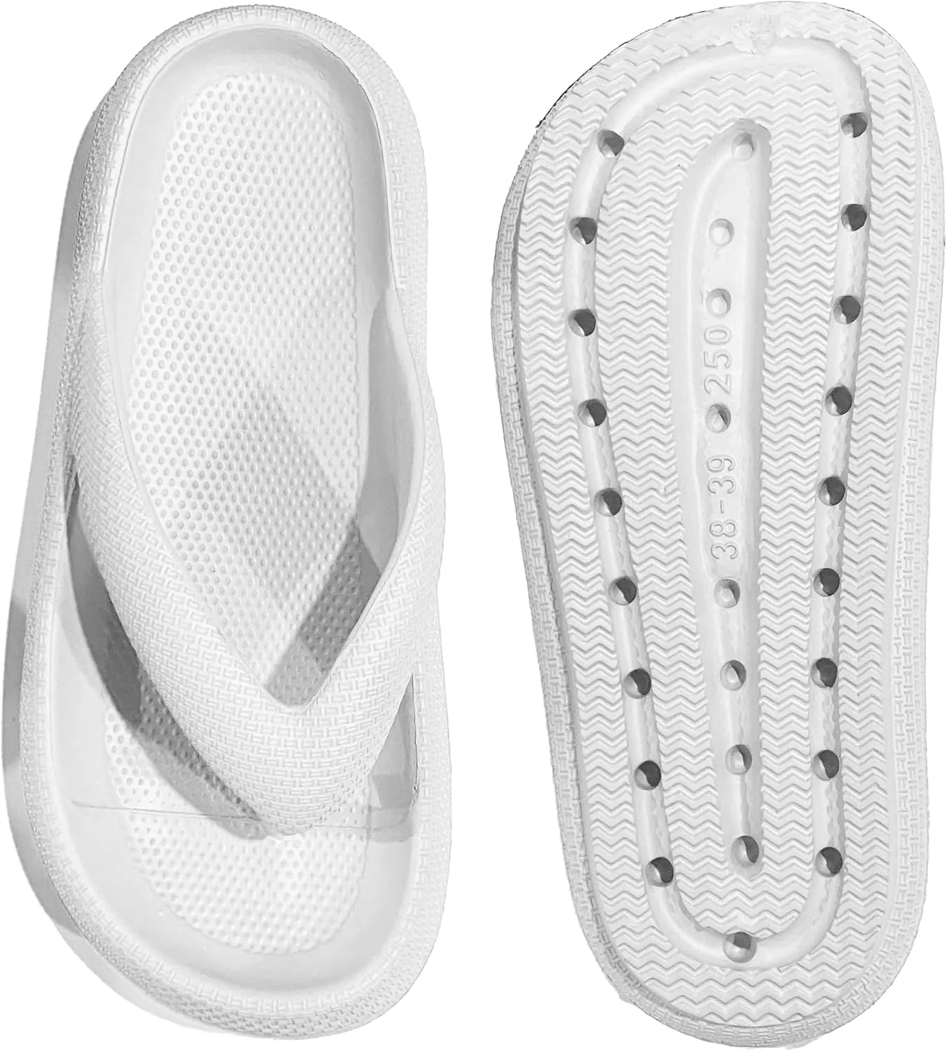 Cloud Flip Flops for Men Women Orthotic Lightweight Beach Slides Pillow Soft Slides Sandals Cushion Beach Flip Flops EVA Comfy Bath Spa Walking Sandals Pool Thong Slippers