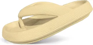 Cloud Flip Flops for Men Women Orthotic Lightweight Beach Slides Pillow Soft Slides Sandals Cushion Beach Flip Flops EVA Comfy Bath Spa Walking Sandals Pool Thong Slippers