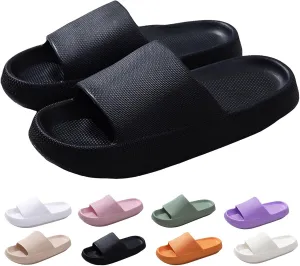 Cloud Slide Sandals for Women Men Ultra Comfort Recovery Pillow Slippers Soft Summer Beach Shoes with Low Arch Support