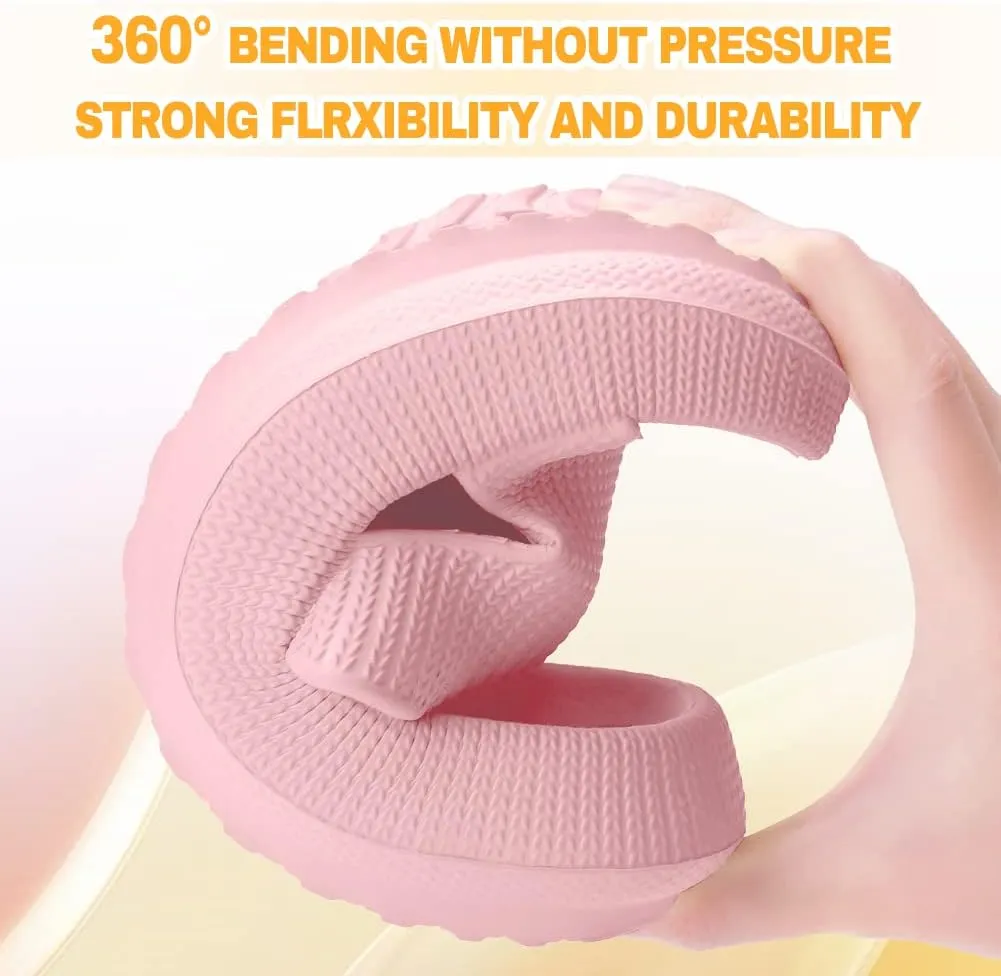 Cloud Slides for Kids, Girls Boys Pillow Slippers Shower Bathroom, Comfort Non-Slip Thick Sole Slippers Summer Beach Shoes for Little Kid/Big Kid