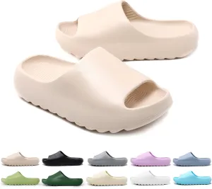 Cloud Slides for Kids,Boys Girls Shower Slippers Bathroom Pool Sandals,Toddler Home House Open Toe Comfy Thick Sole Slippers,Summer Non-Slip Beach Shoes
