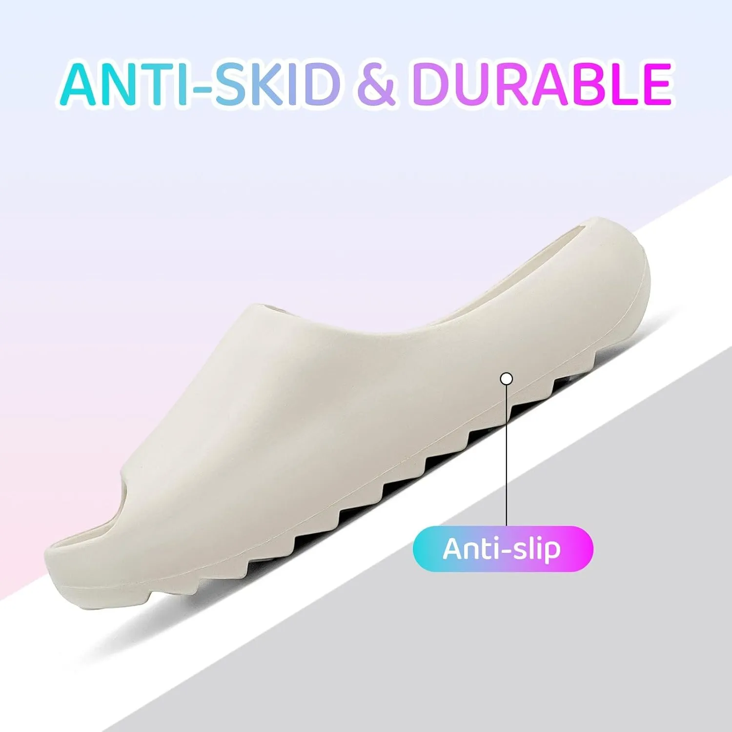 Cloud Slides for Kids,Boys Girls Shower Slippers Bathroom Pool Sandals,Toddler Home House Open Toe Comfy Thick Sole Slippers,Summer Non-Slip Beach Shoes