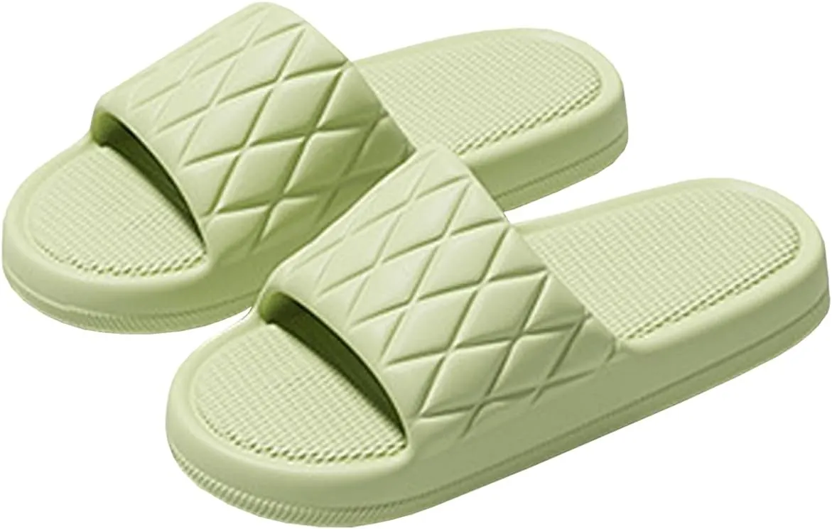 Cloud Slides for Women and Men - No smelly feet,Soft, Comfy, Relax Cloud Slippers, Thick Sole, Non-slip Pillow Slippers, Easy to Clean, Shower, Indoor and Outdoor Pillow Slides