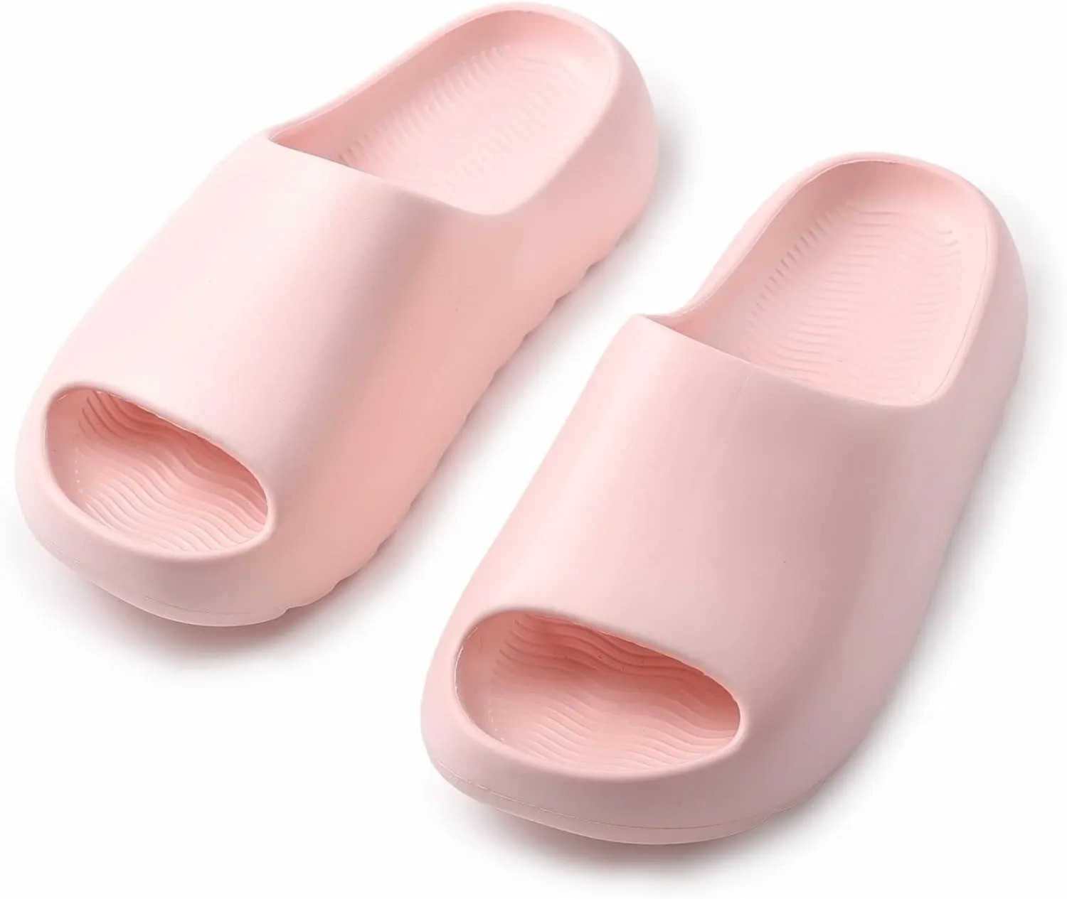 Cloud Slides for Women Men Kids, Pillow Slippers Comfy Non-Slip Soft Waterproof Bathroom Shower Shoes, Cushioned Thick Sole Sandals for Indoor and Outdoor