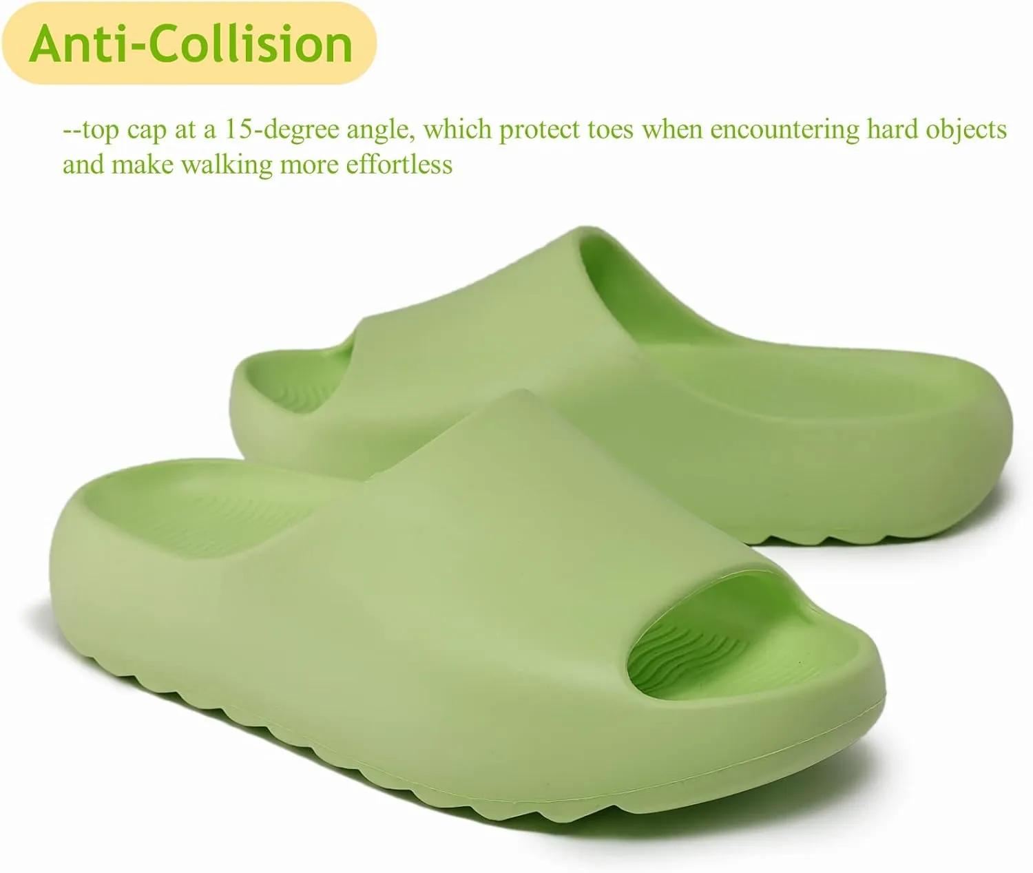 Cloud Slides for Women Men Kids, Pillow Slippers Comfy Non-Slip Soft Waterproof Bathroom Shower Shoes, Cushioned Thick Sole Sandals for Indoor and Outdoor