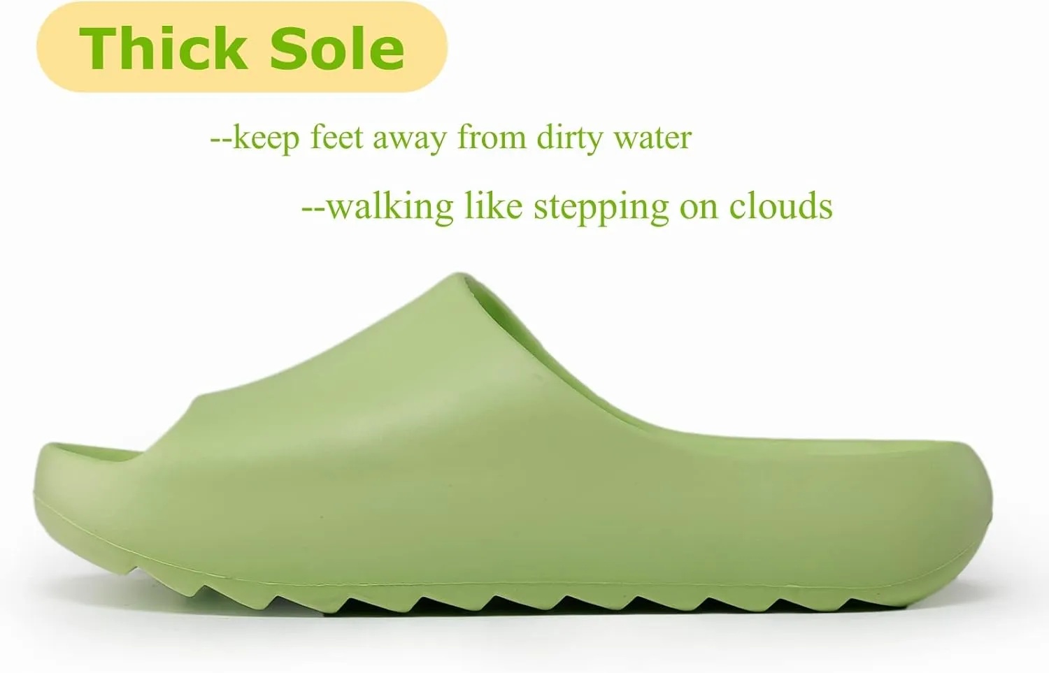 Cloud Slides for Women Men Kids, Pillow Slippers Comfy Non-Slip Soft Waterproof Bathroom Shower Shoes, Cushioned Thick Sole Sandals for Indoor and Outdoor