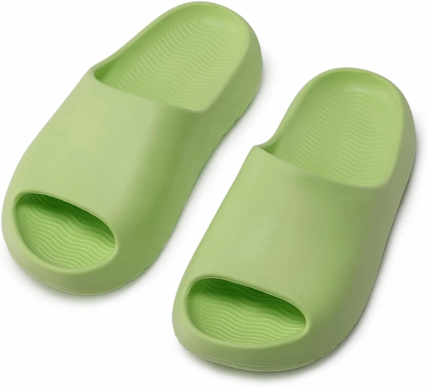 Cloud Slides for Women Men Kids, Pillow Slippers Comfy Non-Slip Soft Waterproof Bathroom Shower Shoes, Cushioned Thick Sole Sandals for Indoor and Outdoor