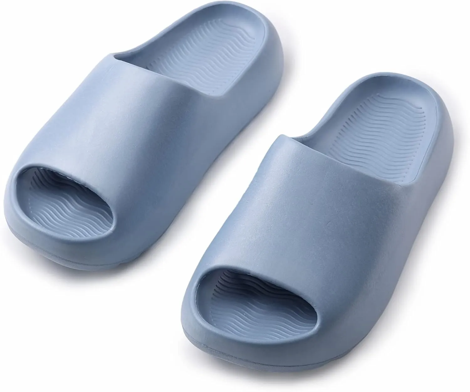 Cloud Slides for Women Men Kids, Pillow Slippers Comfy Non-Slip Soft Waterproof Bathroom Shower Shoes, Cushioned Thick Sole Sandals for Indoor and Outdoor
