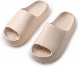 Cloud Slides for Women Men Kids,Unisex EVA Soft Recovery Slides,Thick Sole Open Toe Toddler Boys Girls Beach Slippers Shower Shoes Outdoor&Indoor House Slippers