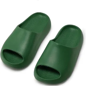 Cloud Slides for Women Men Kids,Unisex EVA Soft Recovery Slides,Thick Sole Open Toe Toddler Boys Girls Beach Slippers Shower Shoes Outdoor&Indoor House Slippers