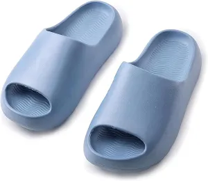 Cloud Slides for Women Men Kids,Unisex EVA Soft Recovery Slides,Thick Sole Open Toe Toddler Boys Girls Beach Slippers Shower Shoes Outdoor&Indoor House Slippers