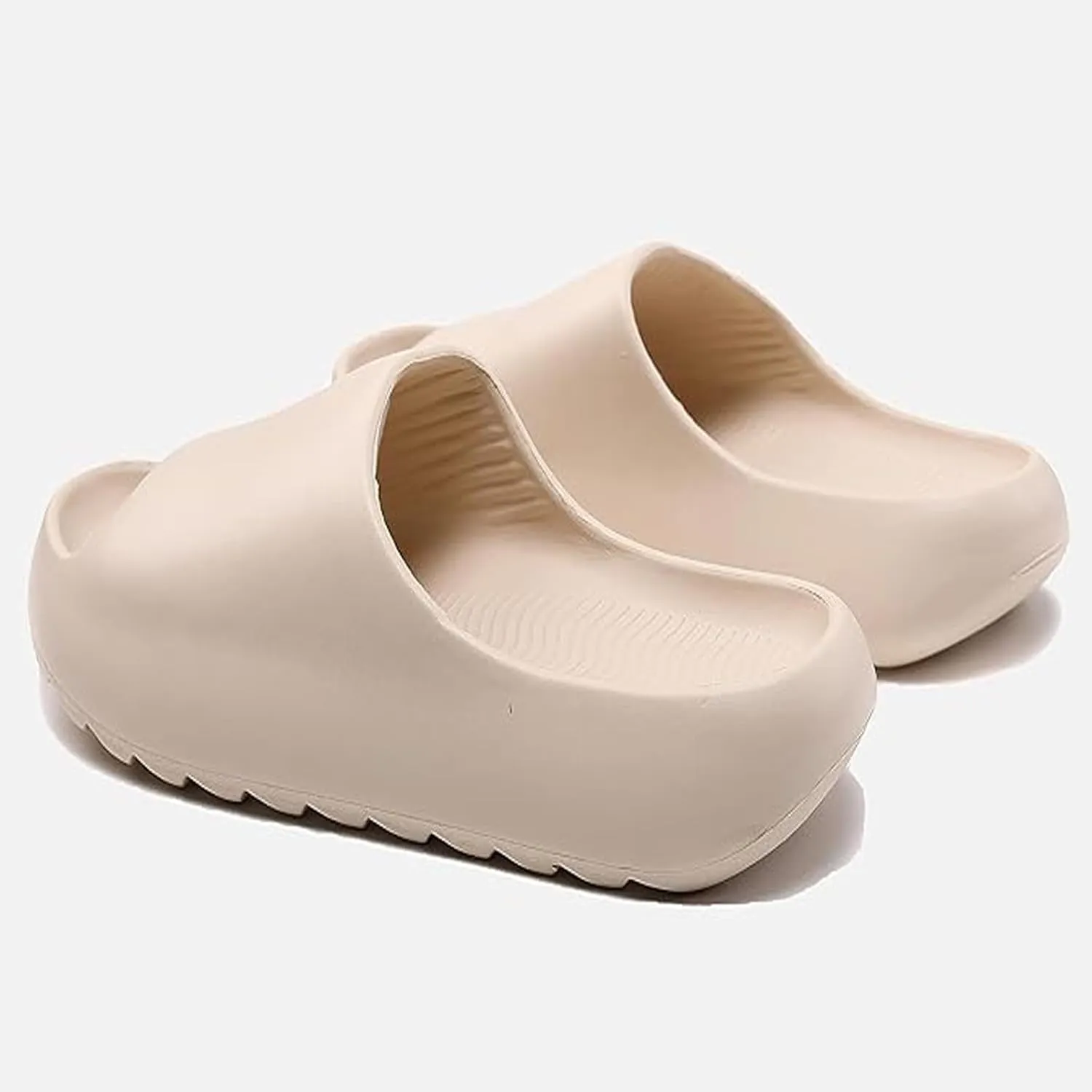 Cloud Slides for Women Men Kids,Unisex EVA Soft Recovery Slides,Thick Sole Open Toe Toddler Boys Girls Beach Slippers Shower Shoes Outdoor&Indoor House Slippers