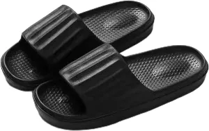 Cloud Slides for Women Men Pillow Slippers Non-Slip Shower Bath Platform Foam Sandals for Indoor Outdoor House