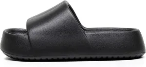 Cloud Slides for Women Men Thick Sole Pillow Slippers Non-Slip Shower Bath Platform Foam Sandals for Indoor Outdoor House