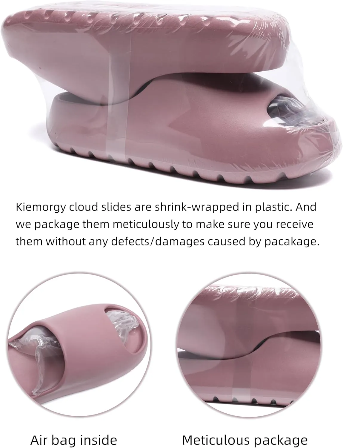 Cloud Slides for Women Men, Womens Walking Sandals Comfortable, Unisex Thick Pillow Slippers, Waterproof House Slide Sandals Indoor Outdoor Shower Shoes