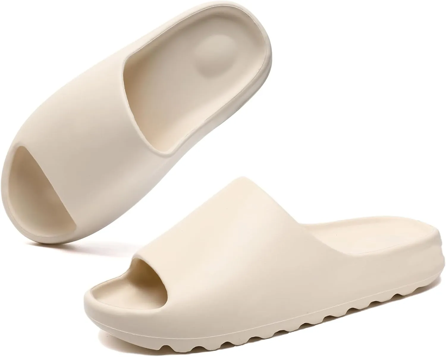 Cloud Slides Sandals for Women Men, Pillow Slippers,Open Toe Garden Shoes,sandals women,Drying Soft Lightweight Shower Shoes for Indoor and Outdoor