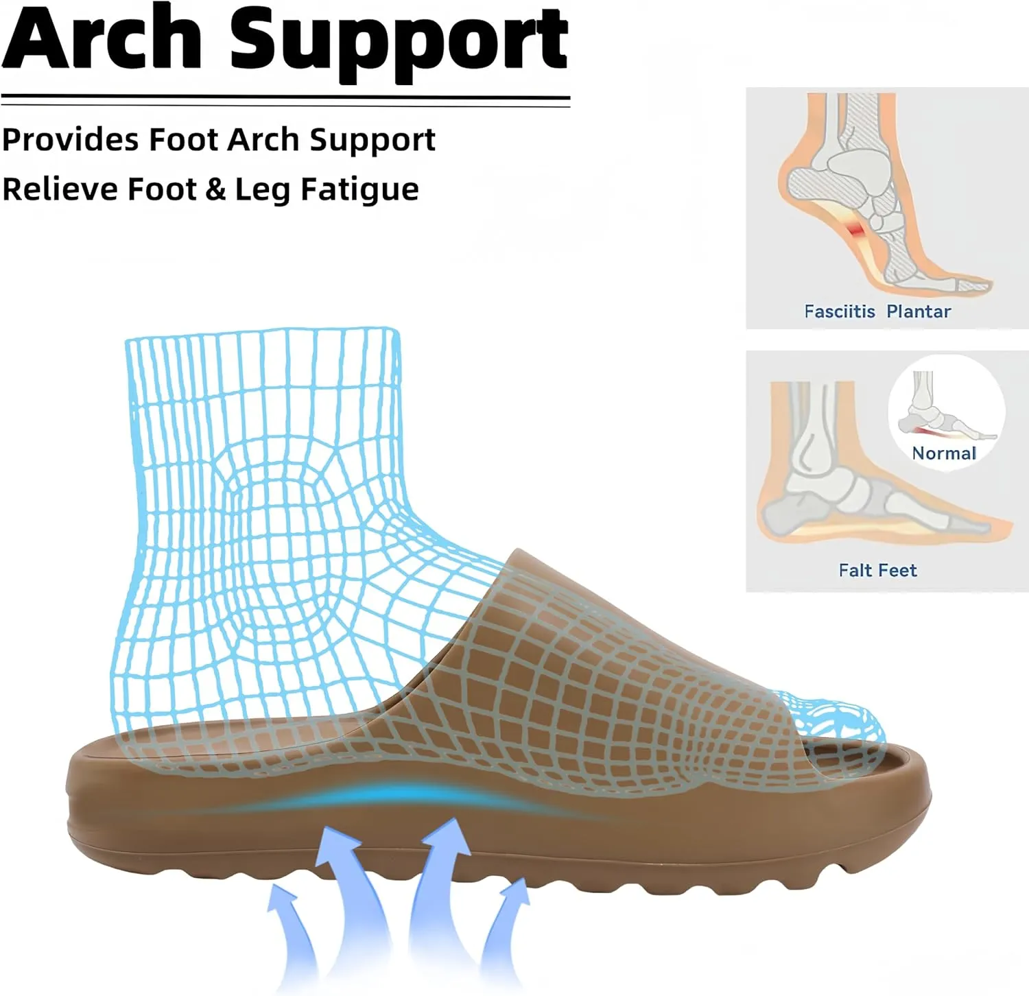 Cloud Slides Sandals for Women Men, Pillow Slippers,Open Toe Garden Shoes,sandals women,Drying Soft Lightweight Shower Shoes for Indoor and Outdoor