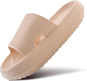 Cloud Slippers for Women and Men Pillow Slippers Non-Slip Shower Slides Bathroom Sandals | Super Comfy | Cushion Thick Sole