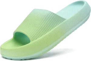 Cloud Slippers for Women and Men Pillow Slippers Non-Slip Shower Slides Bathroom Sandals | Super Comfy | Cushion Thick Sole