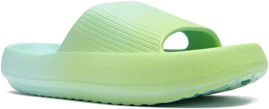 Cloud Slippers for Women and Men Pillow Slippers Non-Slip Shower Slides Bathroom Sandals | Super Comfy | Cushion Thick Sole