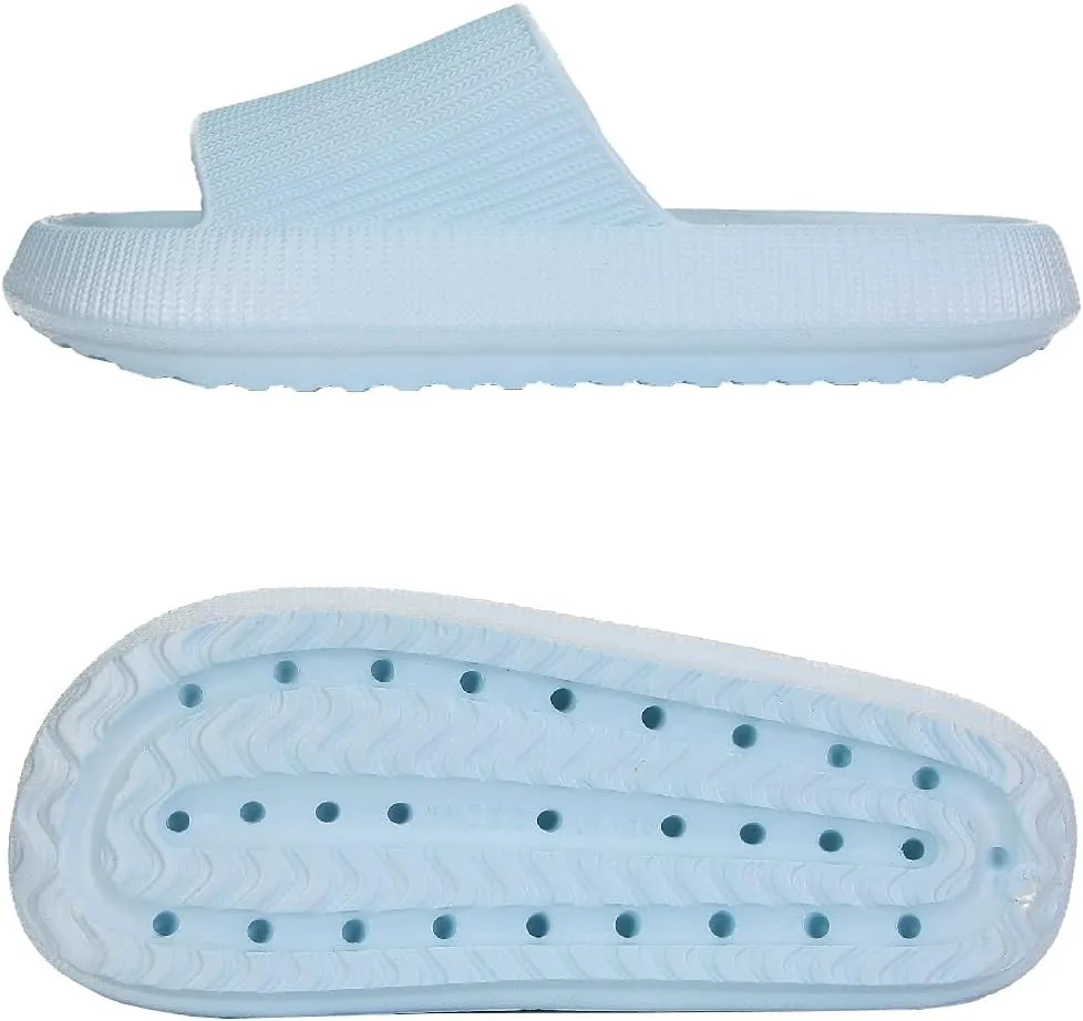 Cloud Slippers for Women and Men Pillow Slippers Non-Slip Shower Slides Bathroom Sandals | Super Comfy | Cushion Thick Sole