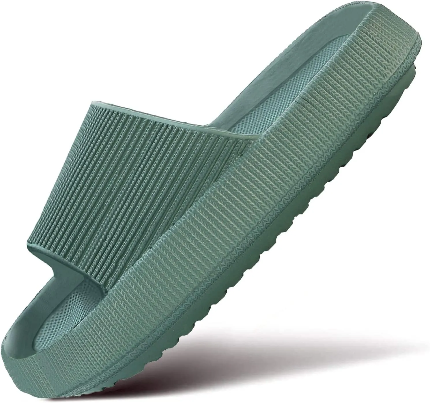 Cloud Slippers for Women and Men Pillow Slippers Non-Slip Shower Slides Bathroom Sandals | Super Comfy | Cushion Thick Sole