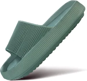 Cloud Slippers for Women and Men Pillow Slippers Non-Slip Shower Slides Bathroom Sandals | Super Comfy | Cushion Thick Sole
