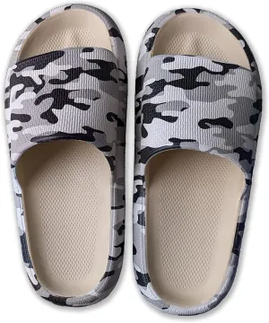 Cloud Slippers for Women and Men, Unisex Pillow Slippers, Anti-Slip Shower Sandals, Extremely Comfortable Platform Shoes, Ultra Thick Cushion Sole, Indoor and Outdoor Slides