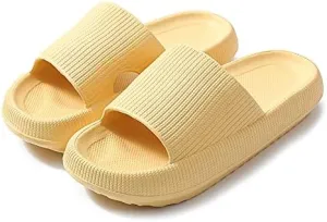 Cloud Slippers for Women and Men,Pillow Slippers Ultra-Soft Non Slip Quick Drying Bathroom Shower Slippers,House Indoor Sandals Extremely Comfy Cushioned Thick Sole