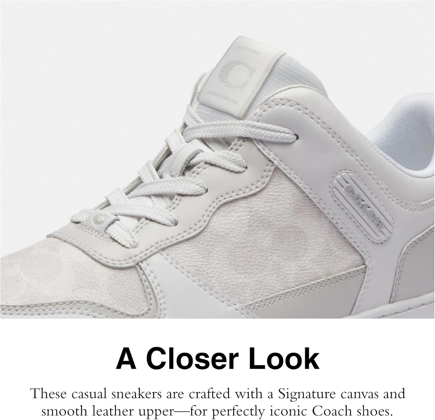 Coach Men's C201 Mixed Material Sneaker