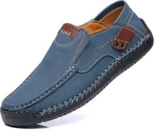 Coramtty Mens Loafers Casual Slip on Shoes Business Moccasins Lightweight Refreshing Classic Slippers Walking Driving Travelling Outdoor