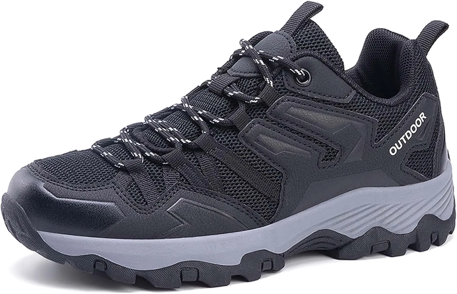 Couple Outdoor Mountaineering Boots, Muddy wading Plush Hiking Shoes, Rubber Sole Breathable Mesh Ankle Shoes, Casual and Fashionable Travel Boots, Anti Slip Sports Shoes