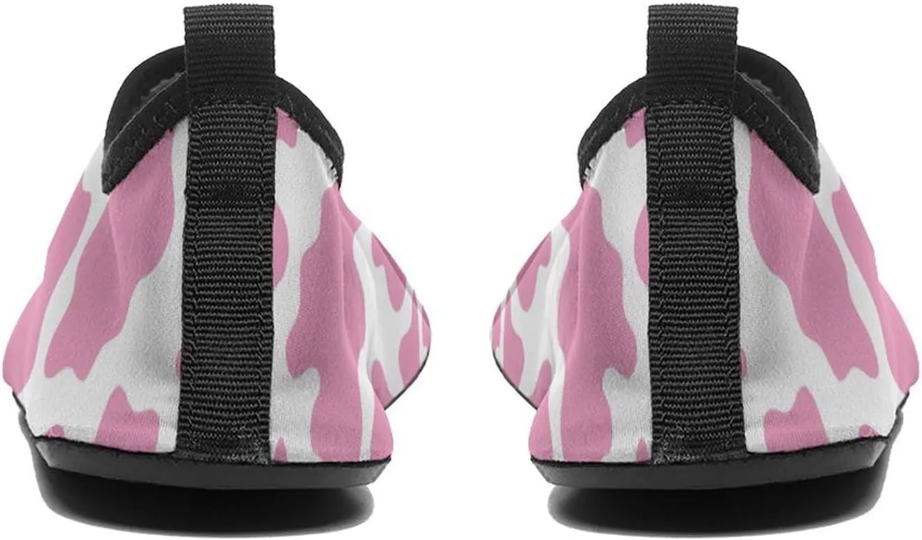 Cow Pattern Wading Shoe Non Slip Water Shoes Quick Dry Barefoot Aqua Socks Rain Boots Walking Shoes Sport Footwear