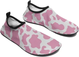 Cow Pattern Wading Shoe Non Slip Water Shoes Quick Dry Barefoot Aqua Socks Rain Boots Walking Shoes Sport Footwear