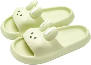Cute Cartoon Bunny Boy Girls Cloud Slides Slipper Soft Thick-Soled Non-Slip Sandals for Girls Beach Swimming Pool Shoes