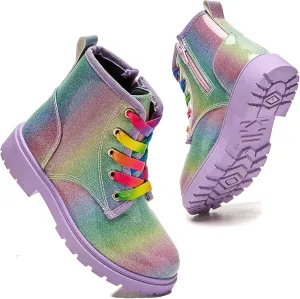 Daclay Girls' Boots Children's Boots Outdoor Boots Girls' Plush Short Boots Boys' boots