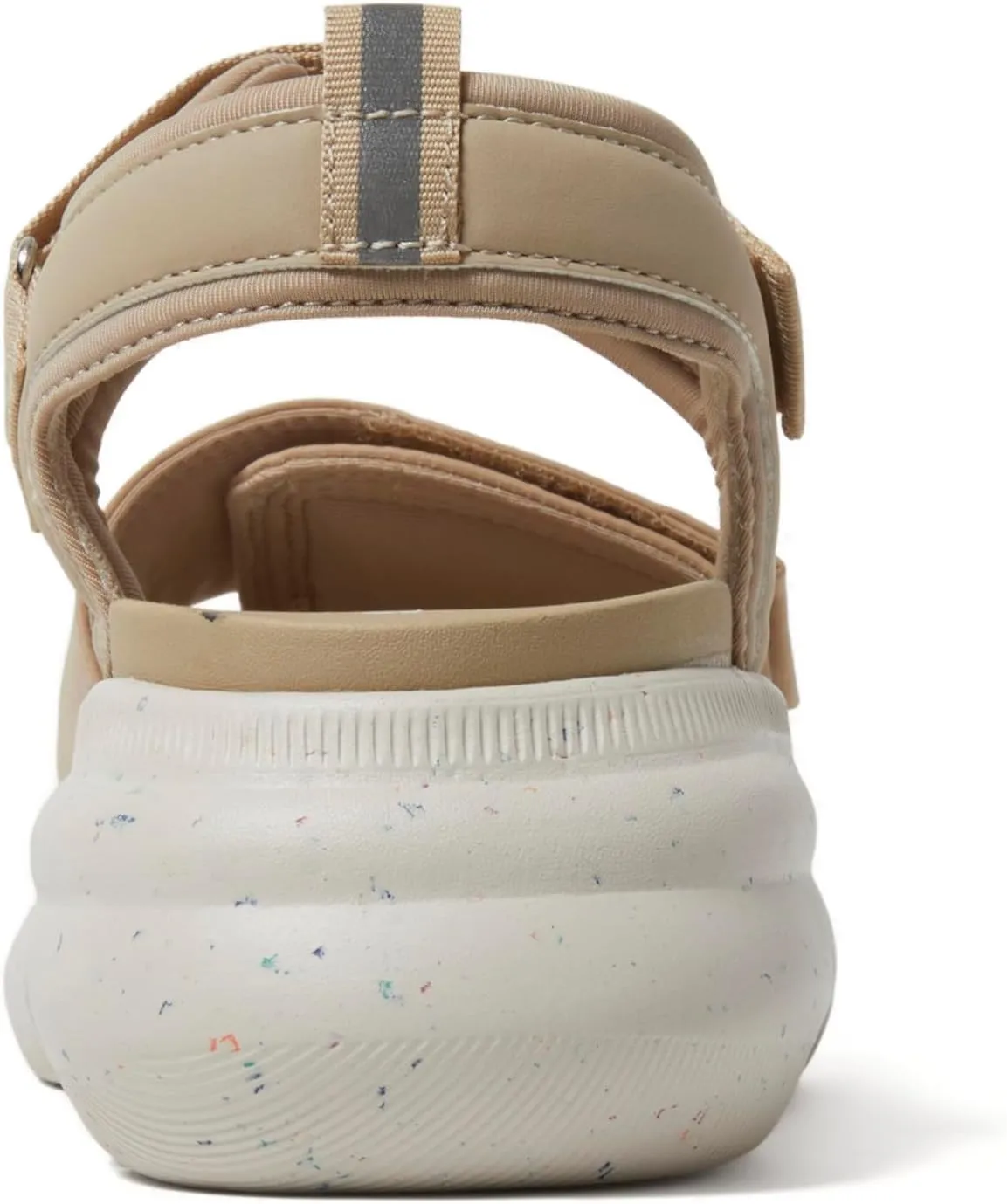 Dearfoams Women's Platform Lightweight Adjustable Odell Wedge Sandal
