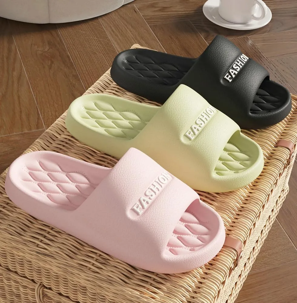 Epsion 2025 Summer Slippers Slides Sandals Women Men's Lightweight House Shower Beach Non Slip