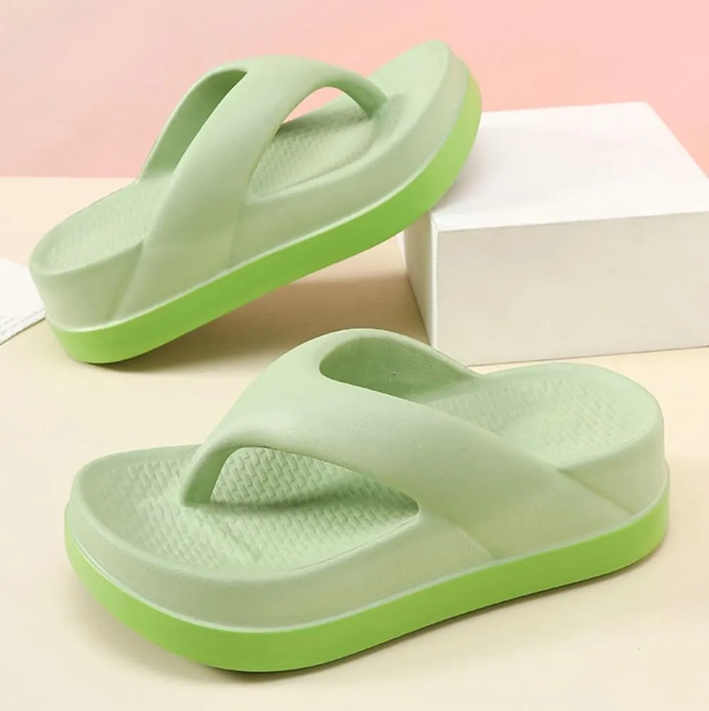 Epsion Women's Cloud Flip Flops Sandals Platform Slide Casual Beach Thong Sandals Walking Non-slip Slipper Shoes Outdoor