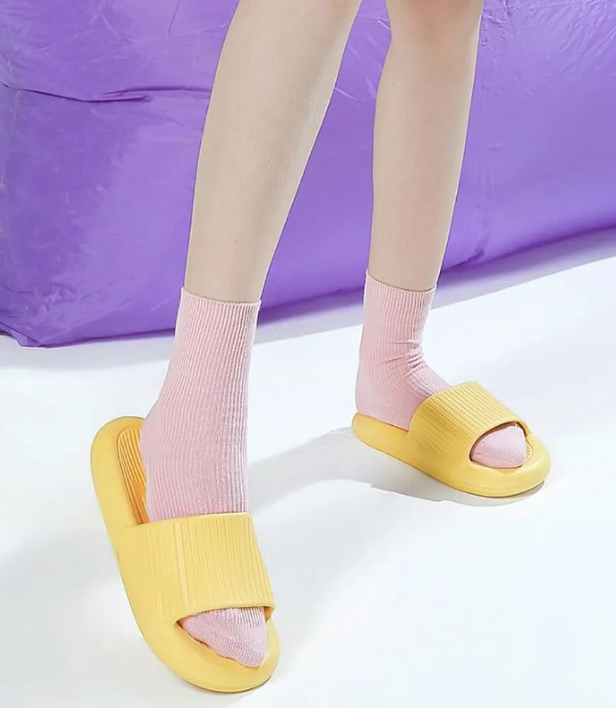 Epsion Women's Cloud Sandals Pillow Slippers Comfort Quick Drying Shower Slides Bathroom Sandals Unisex