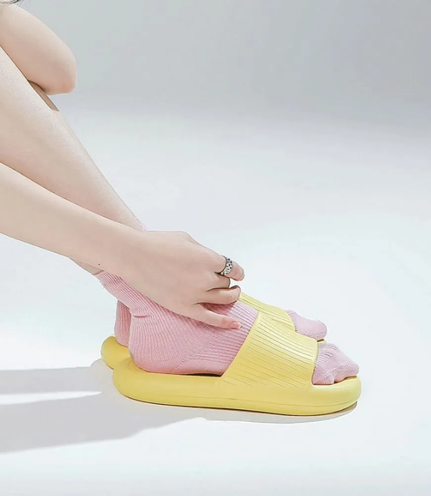Epsion Women's Cloud Sandals Pillow Slippers Comfort Quick Drying Shower Slides Bathroom Sandals Unisex