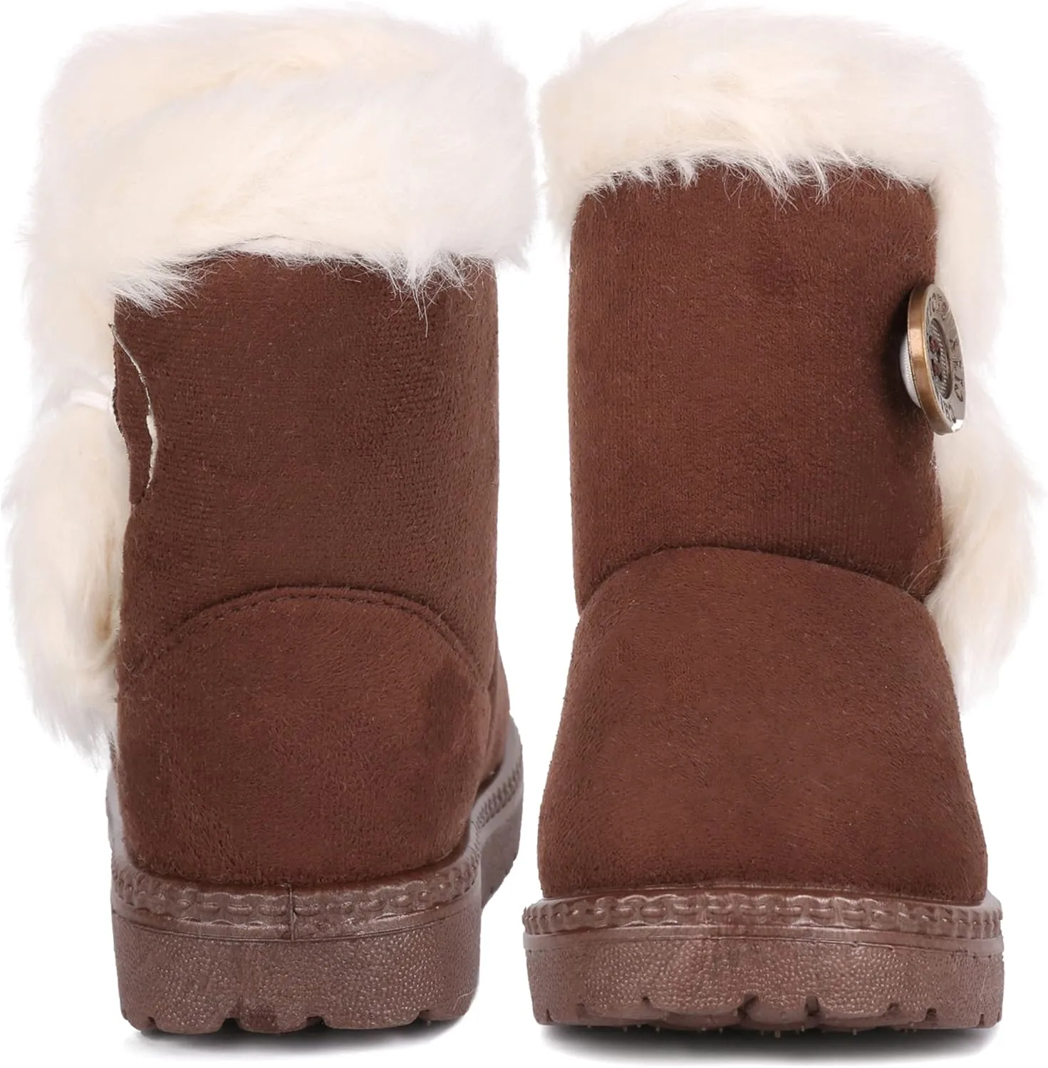 Femizee Girls Boys Warm Winter Boots Kids Outdoor Snow Boots(Toddler/Little Kid)
