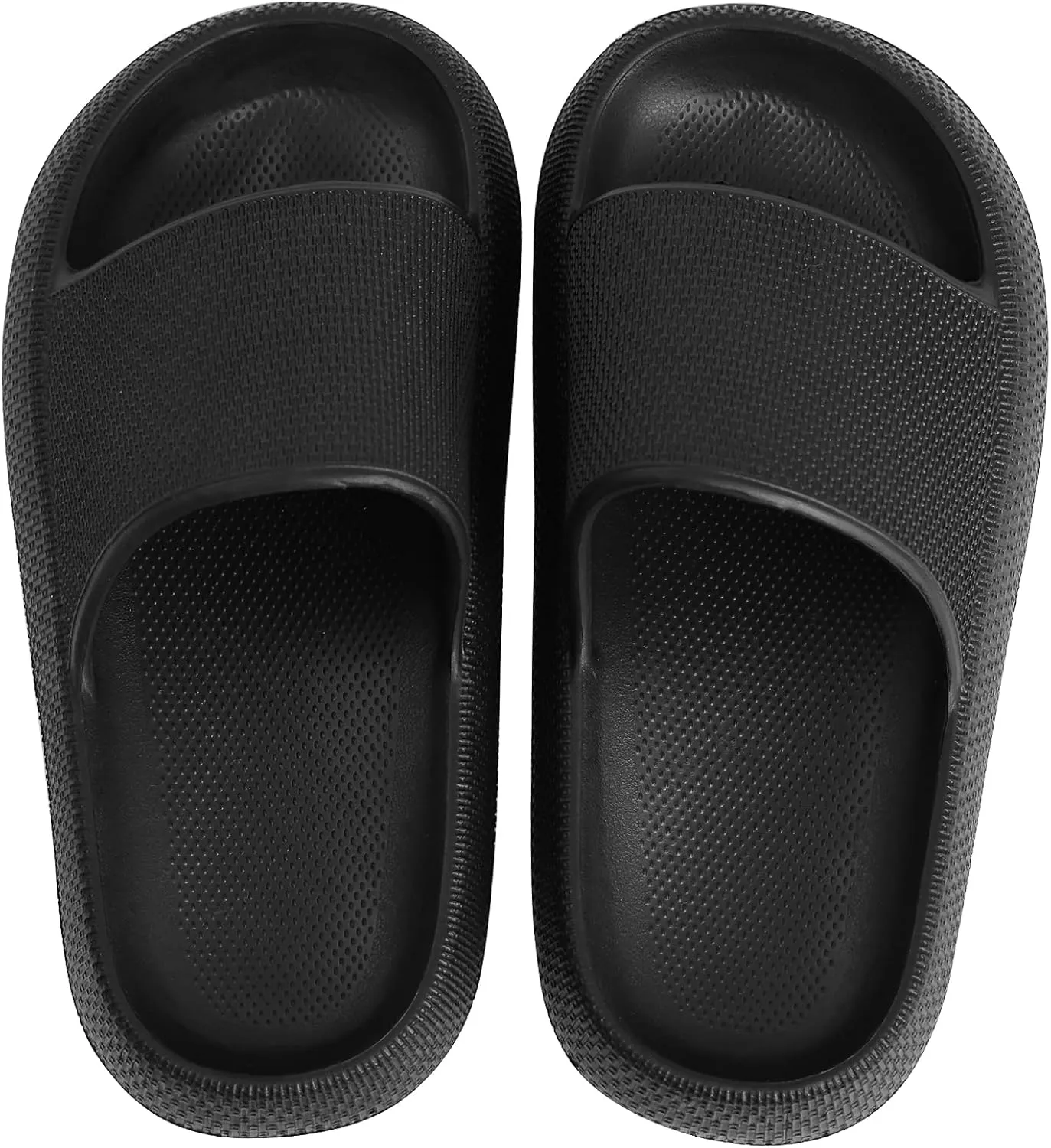 FJWYSANGU Kids Cloud Slides丨Boys Girls Bathroom Shower Sandals丨Open Toe Thick Sole Slip on Slippers丨Summer Non-slip Beach Pool Shoes