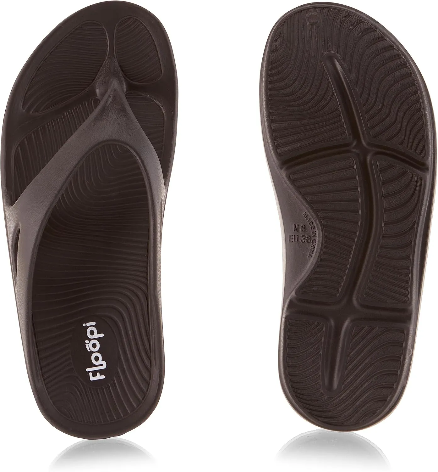 Floopi Womens Sandals LightWeight Thong Sandal for Women Ladies Sport Sandal with Arch Support, Waterproof Beach Flip Flops for Women