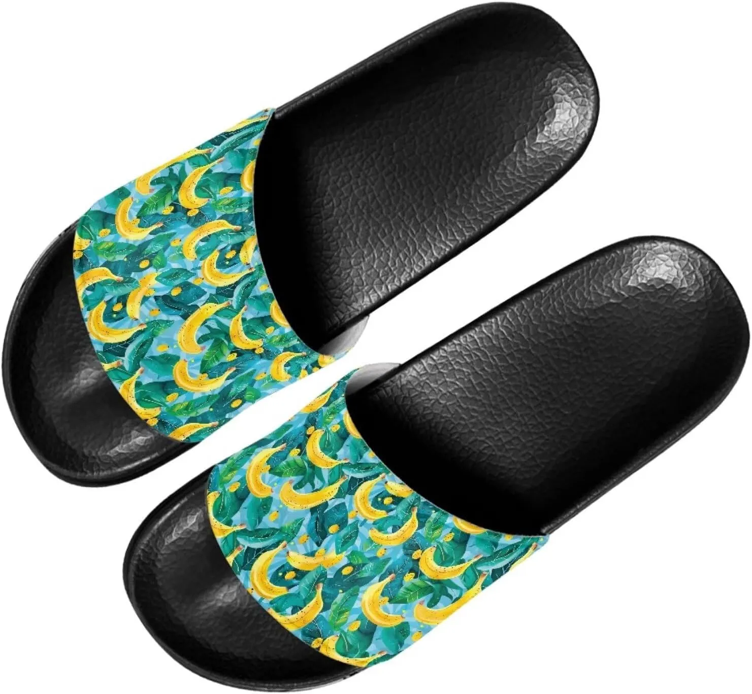 Footwear for Mens Open Toe Athletic Sandals Anti-Slip Sole Slide Sandals Pillow House Flat Shoes Comfortable Slip On Slippers for Indoor & Outdoor