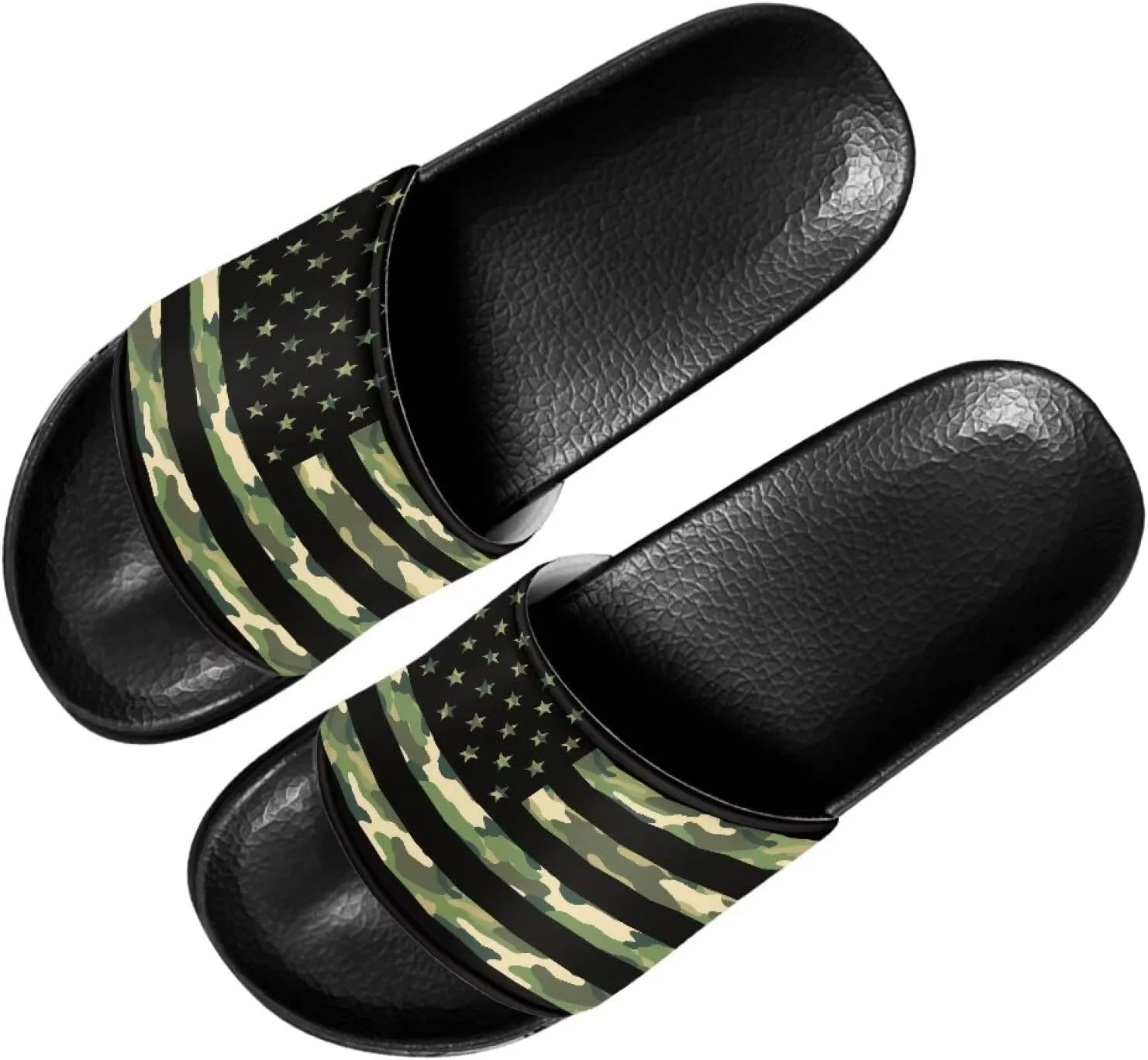 Footwear for Mens Open Toe Athletic Sandals Anti-Slip Sole Slide Sandals Pillow House Flat Shoes Comfortable Slip On Slippers for Indoor & Outdoor