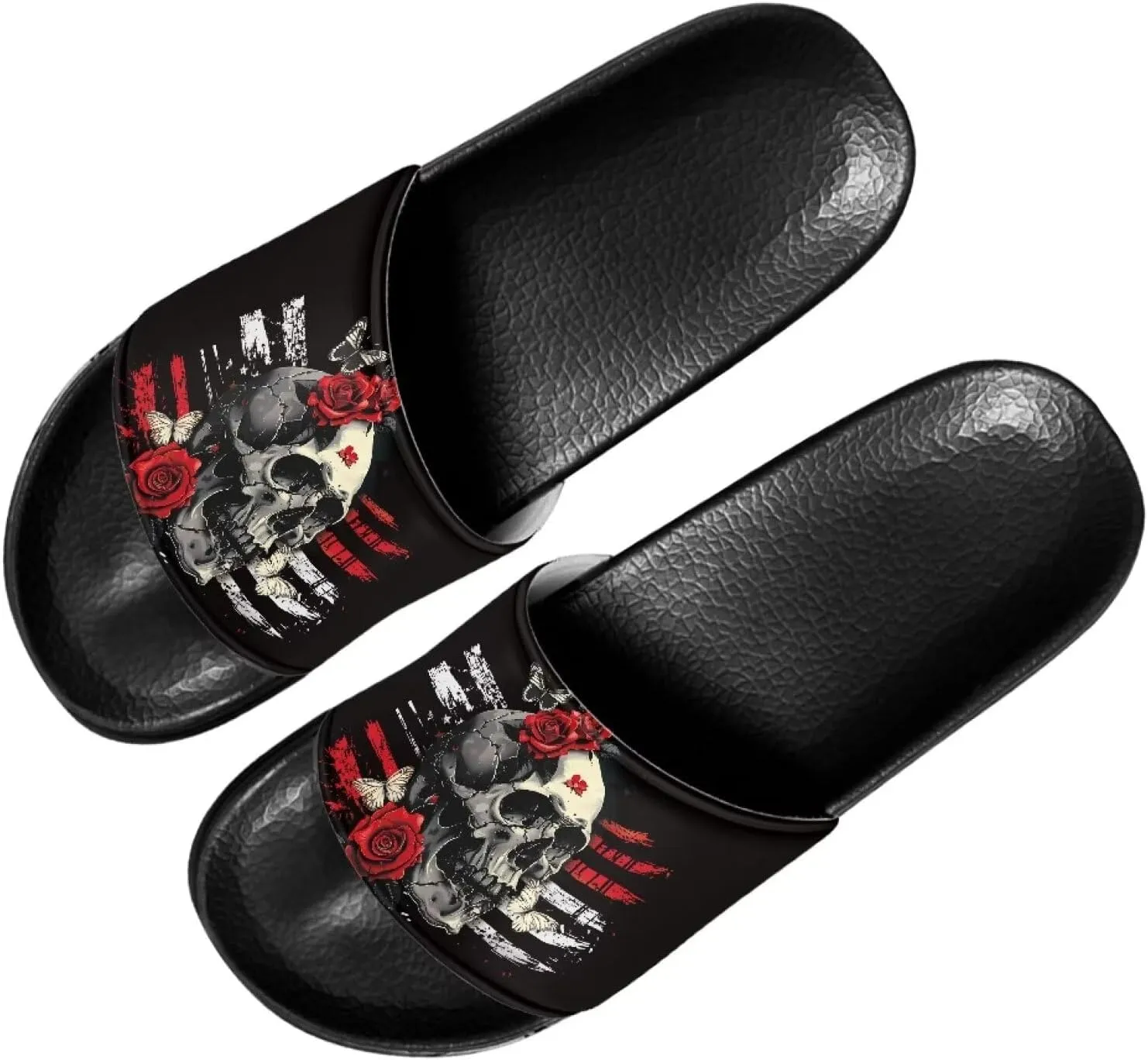 Footwear for Mens Open Toe Athletic Sandals Anti-Slip Sole Slide Sandals Pillow House Flat Shoes Comfortable Slip On Slippers for Indoor & Outdoor