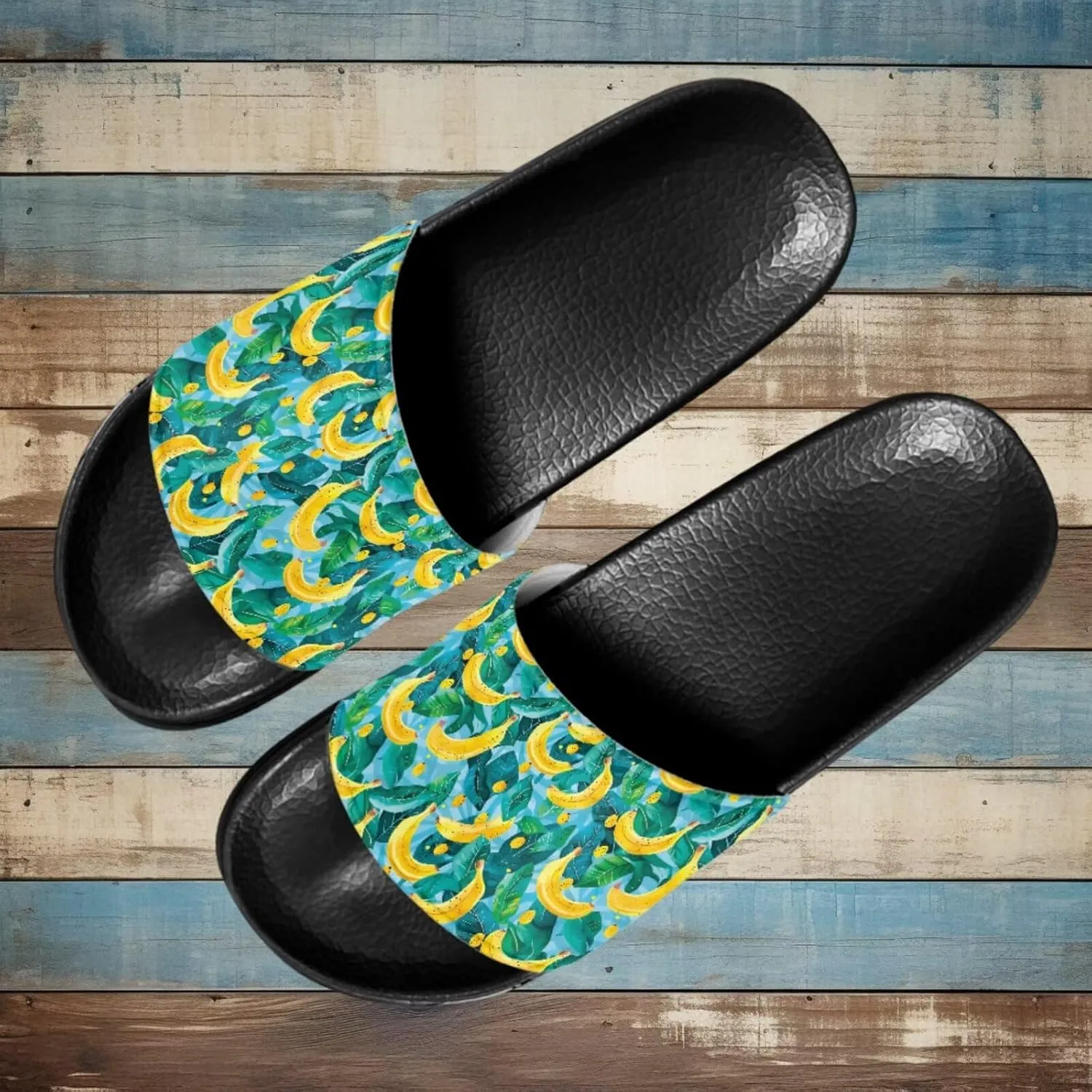 Footwear for Mens Open Toe Athletic Sandals Anti-Slip Sole Slide Sandals Pillow House Flat Shoes Comfortable Slip On Slippers for Indoor & Outdoor